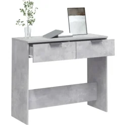 vidaXL Småbord>Konsolbord betong 90x36x75 cm konstruerat trä