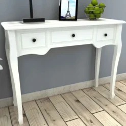 vidaXL Småbord>Konsolbord med tre lådor