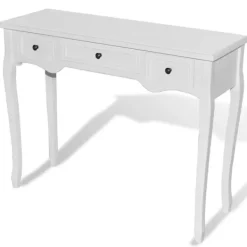 vidaXL Småbord>Konsolbord med tre lådor