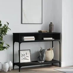 vidaXL Småbord>Konsolbord 100x30,5x75 cm konstruerat trä