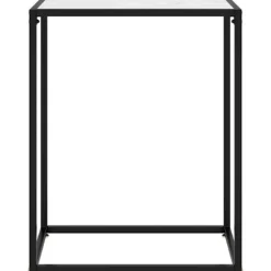 vidaXL Småbord>Konsolbord 60x35x75 cm härdat glas