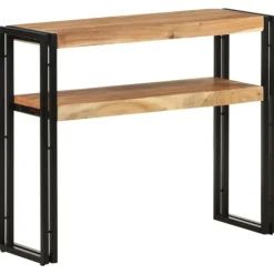 vidaXL Småbord>Konsolbord 90x30x75 cm massivt akaciaträ