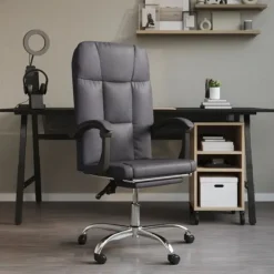 vidaXL Kontorsmöbler>Kontorsstol konstläder