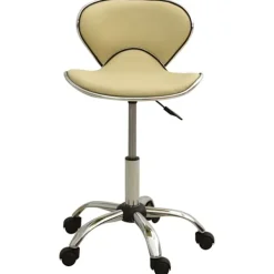 vidaXL Kontorsmöbler>Kontorsstol gräddvit konstläder Creme