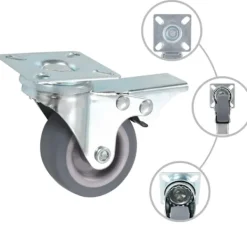 vidaXL Småbord>Länkhjul 24 st 50 mm