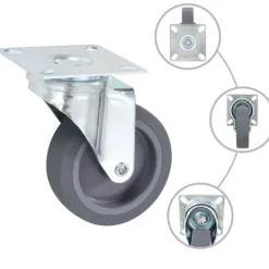 vidaXL Småbord>Länkhjul 8 st 75 mm