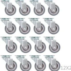 vidaXL Balkongmöbler>Länkhjul 192 st 50 mm