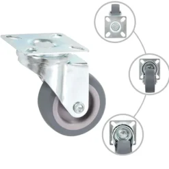 vidaXL Balkongmöbler>Länkhjul 192 st 50 mm