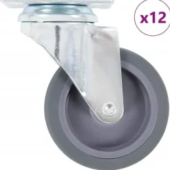 vidaXL Balkongmöbler>Länkhjul 12 st 75 mm