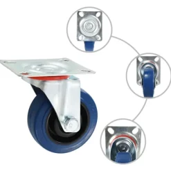 vidaXL Balkongmöbler>Länkhjul 12 st 75 mm