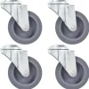 vidaXL Balkongmöbler>Länkhjul med bulthål 4 st 75 mm