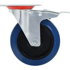 vidaXL Balkongmöbler>Länkhjul med dubbla bromsar 4 st 125 mm