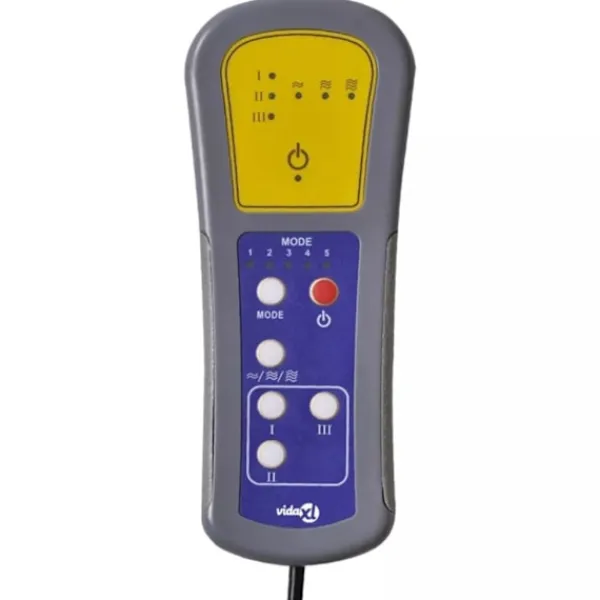 vidaXL Fåtöljer>Massagefåtölj ljus sammet