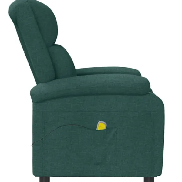 vidaXL Fåtöljer>Massagefåtölj mörk tyg