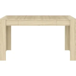 vidaXL Matbord>Matbord sonoma-ek 140x74,5x76 cm konstruerat trä