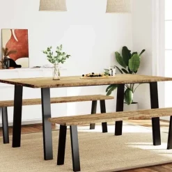 vidaXL Matbord>Matbord 150x90x75 cm massivt akaciaträ