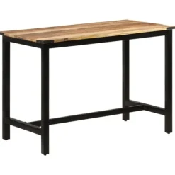 vidaXL Matbord>Matbord 110x60x76 cm massivt mangoträ