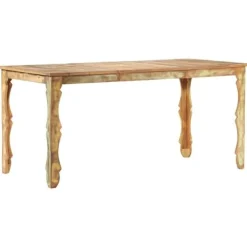 vidaXL Matbord>Matbord 160x80x76 cm massivt återvunnet trä