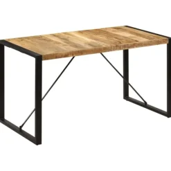 vidaXL Matbord>Matbord 140x70x75 cm massivt mangoträ