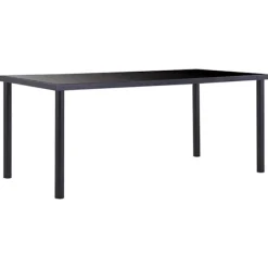 vidaXL Matgrupper>Matgrupp 7 delar konstläder