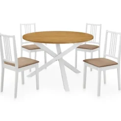 vidaXL Matgrupper>Matgrupp 5 delar MDF