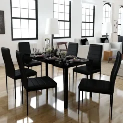 vidaXL Matgrupper>Matsalsmöbelset 7 delar