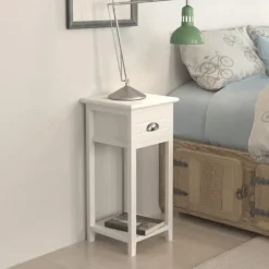 vidaXL Sängar>Nattduksbord 1 låda