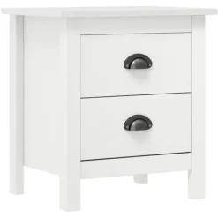 vidaXL Sängar>Nattduksbord Hill 2 st 46x35x49,5 cm massiv furu