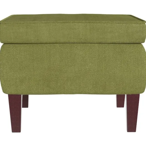 vidaXL Pallar>Pall med träben ljus sammet