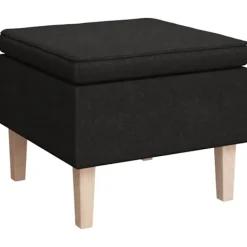 vidaXL Pallar>Pall med träben tyg