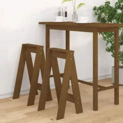 vidaXL Pallar>Pallar 2 st honungs 40x40x75 cm massiv furu