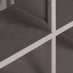 vidaXL Skåp>Plastskåp 79x43x125 cm träimitation