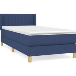 vidaXL Sängar>Ramsäng med madrass 90x190 cm tyg