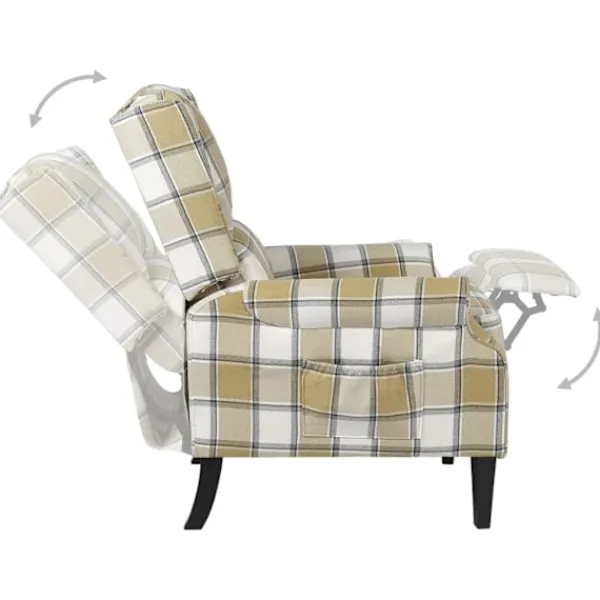 vidaXL Fåtöljer>Reclinerfåtölj tyg