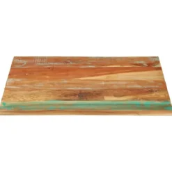 vidaXL Matbord>Rektangulär bordsskiva 70x80 cm 25-27 mm massivt återvunnet trä