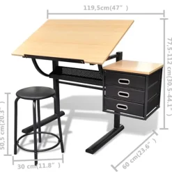 vidaXL Kontorsmöbler><noscript><img width=