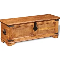 vidaXL Kistor & Koffertar>Robust Förvaringskista i mangoträ