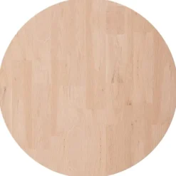 vidaXL Småbord>Rund bordsskiva Ø40x4 cm obehandlad massiv ek