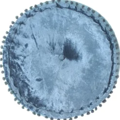 vidaXL Sittpuffar>Rund sammetspuff 40x20 cm