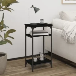 vidaXL Småbord>Sidobord 40x30x75 cm konstruerat trä