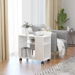 vidaXL Småbord>Sidobord 70x35x55 cm konstruerat trä