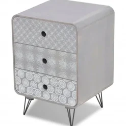 vidaXL Byråer>Sidoskåp med 3 lådor