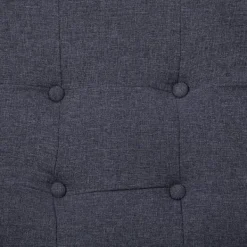 vidaXL Soffor>2-sitssoffa med armstöd mörk stål och tyg