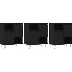 vidaXL Sideboards>Skänk 3 delar konstruerat trä