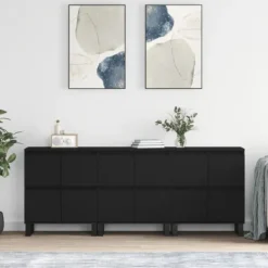 vidaXL Sideboards>Skänk 3 delar konstruerat trä