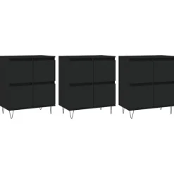 vidaXL Skåp>Skänk 3 delar konstruerat trä