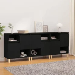 vidaXL Sideboards>Skänk 3 st 60x35x70 cm konstruerat trä