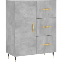 vidaXL Skåp>Skänk betong 69,5x34x90 cm konstruerat trä