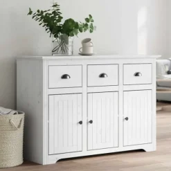 vidaXL Byråer>Skänk BODO 115,5x44x80 cm massiv furu