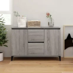 vidaXL Sideboards>Skänk sonoma 102x35x70 cm konstruerat trä
